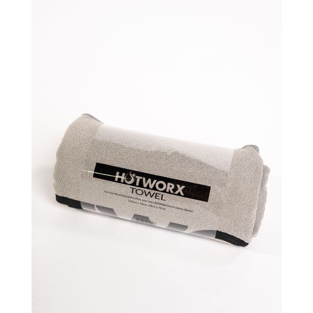 HOTWORX Branded Yoga Towel (Grey) Mat not included